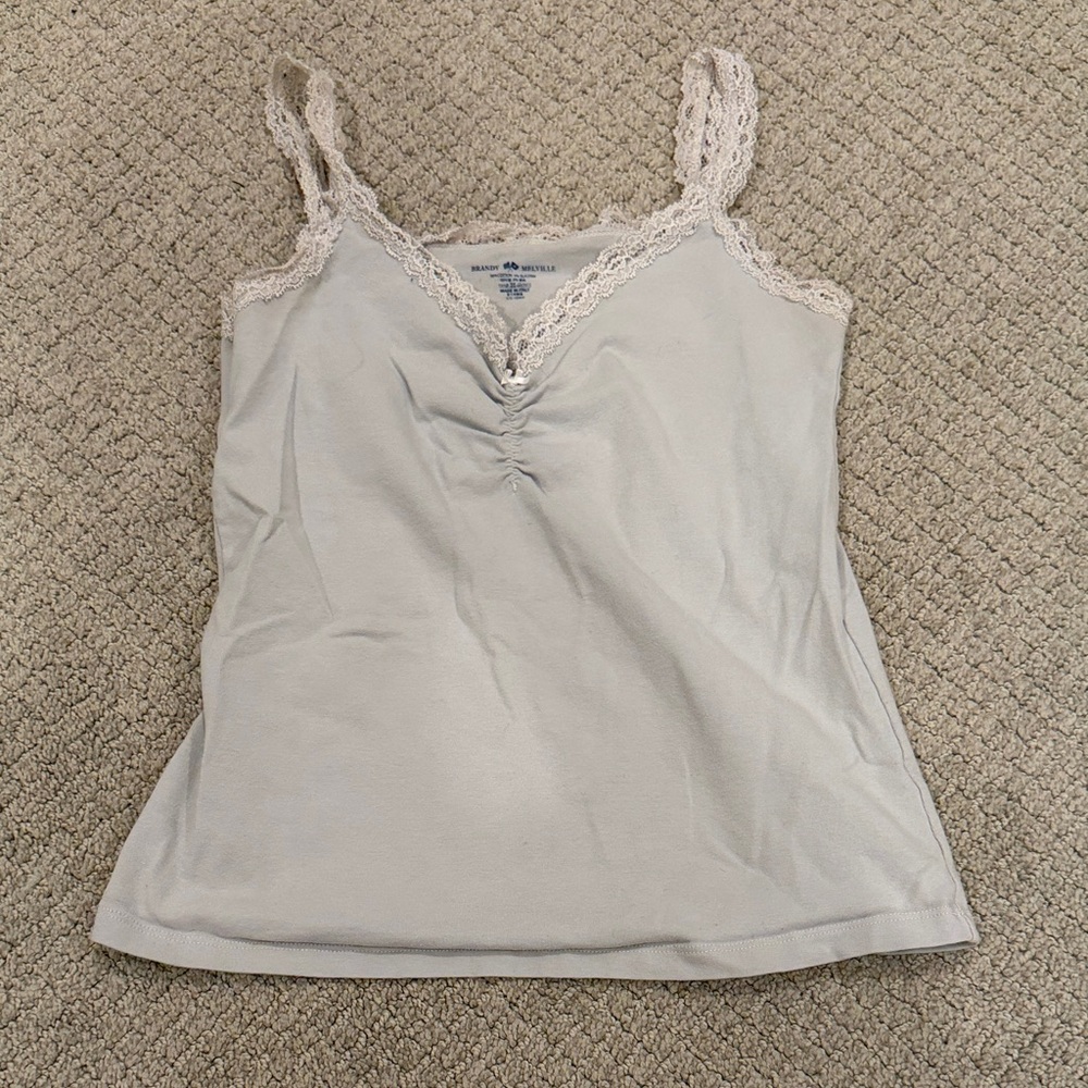 Brandy Melville Cream Lace Camisole